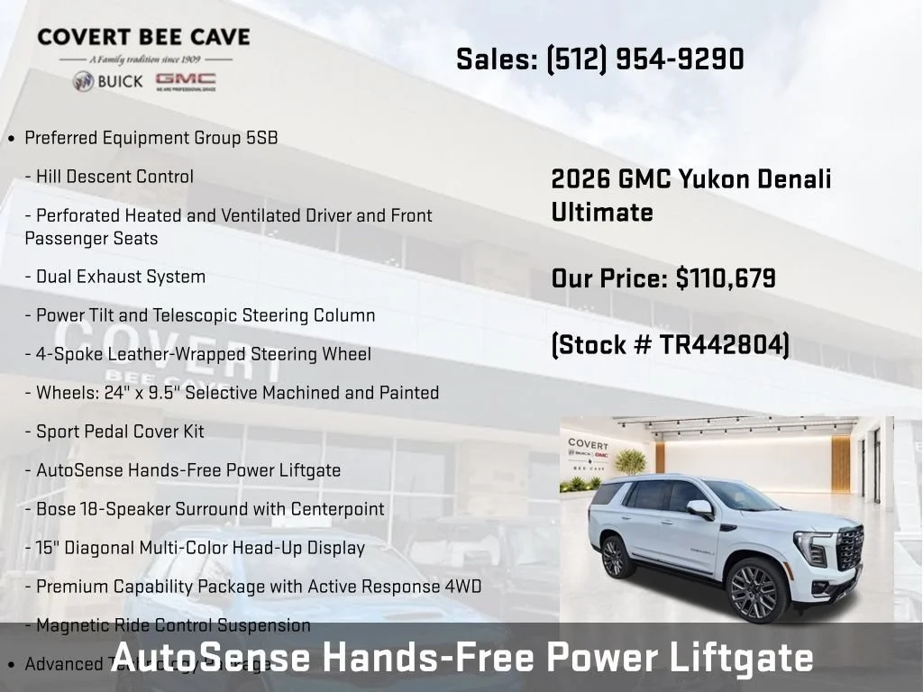 New 2026 GMC Yukon Denali Ultimate, photo 16