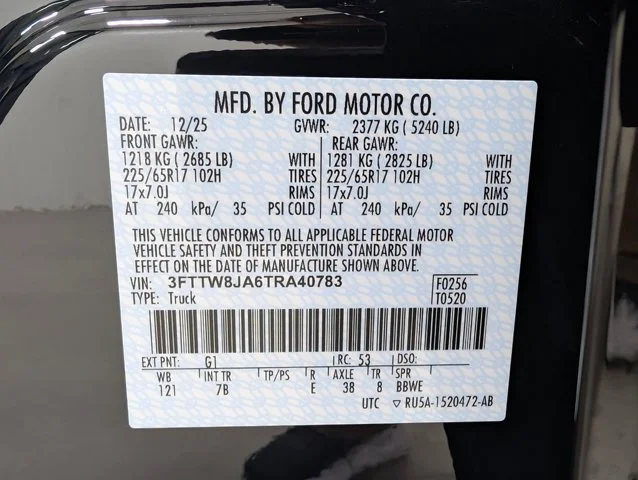 New 2026 Shadow Black Ford XLT image 21