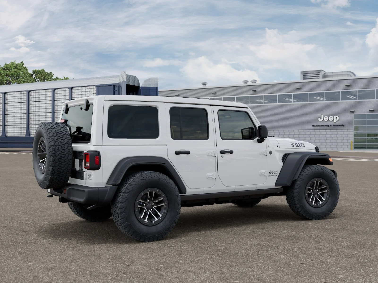 New 2026 Bright White Clearcoat Jeep Willys image 2