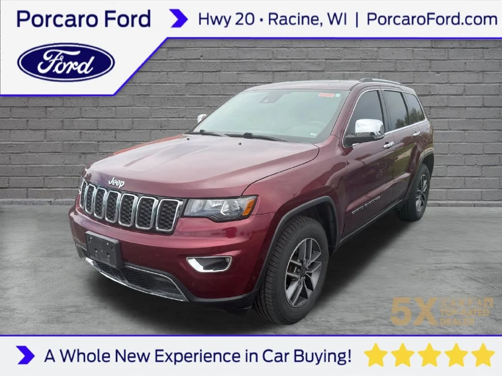 Used 2019 Velvet Red Pearlcoat Jeep Limited image 1