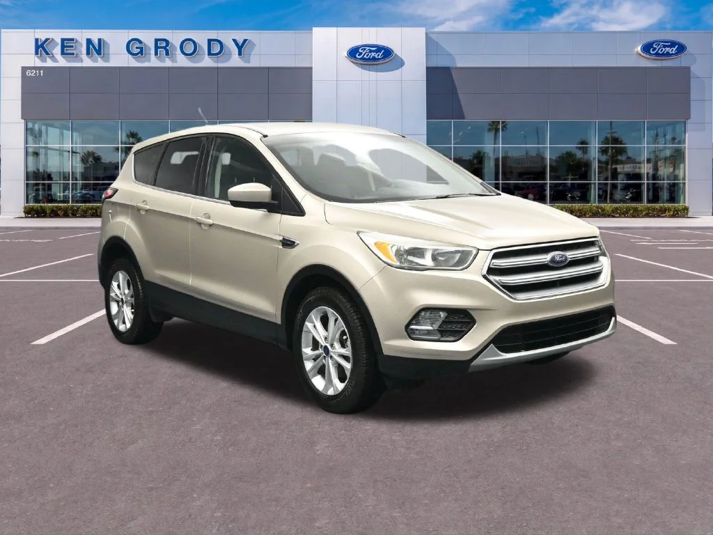 Used 2017 Gold Ford SE image 1