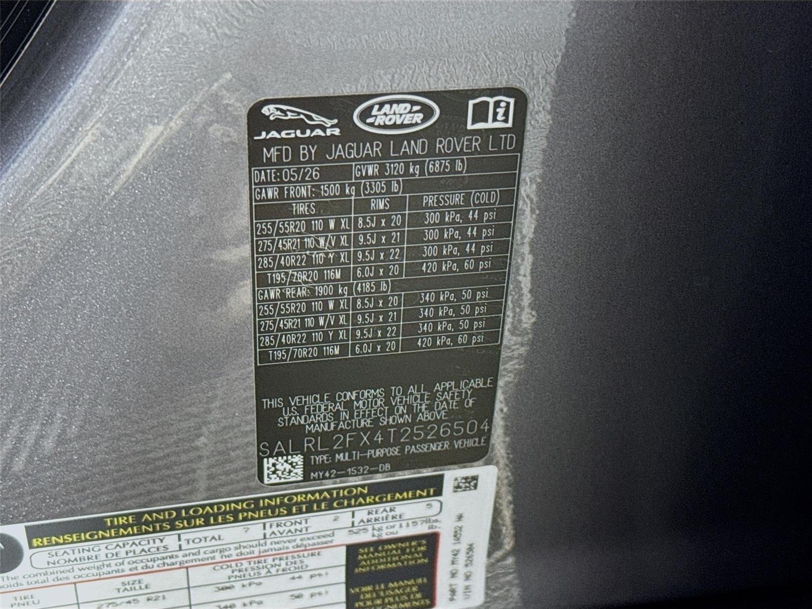 Used 2026 Gray Land Rover Dynamic SE image 34
