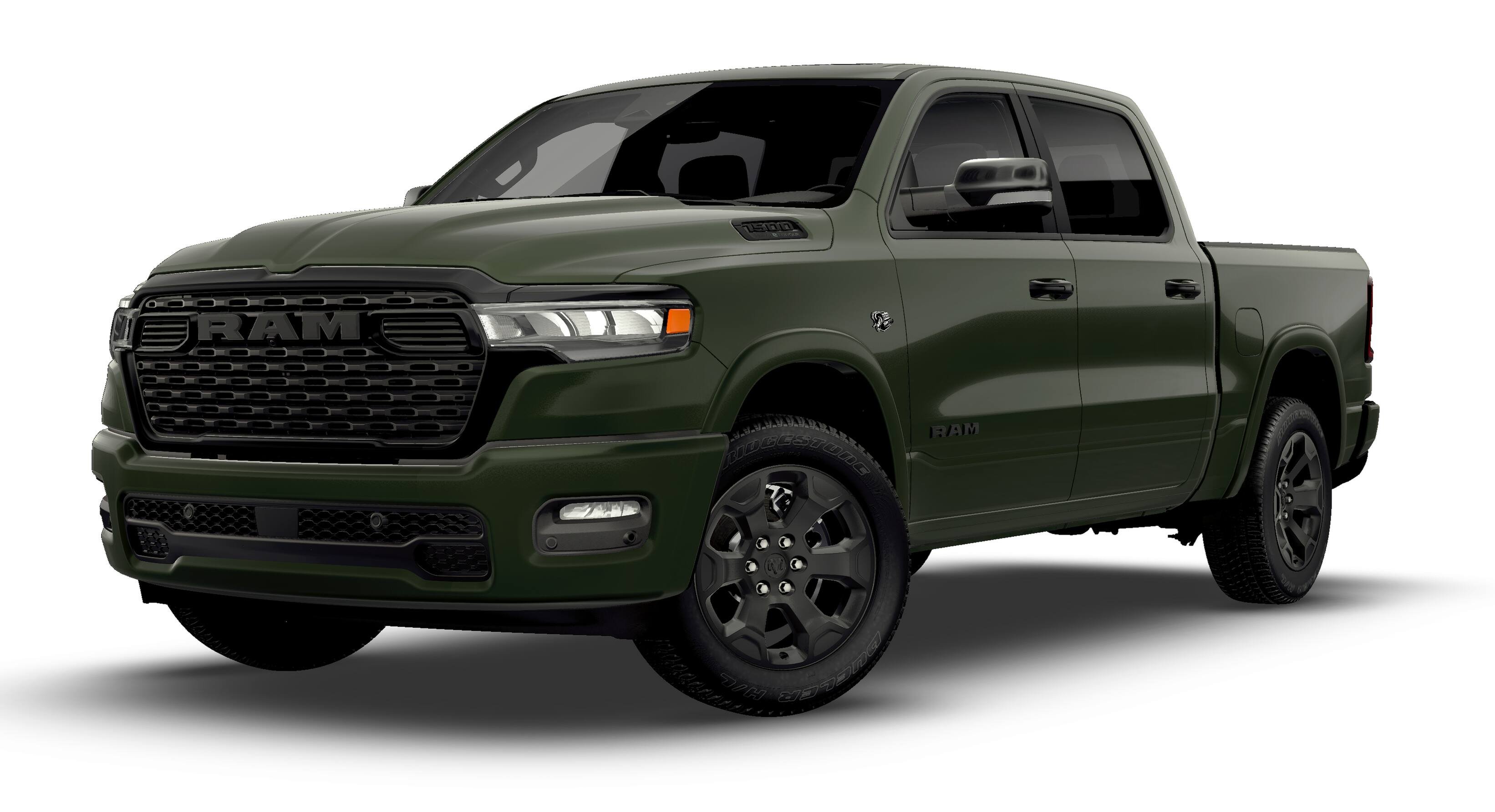 New 2026 Serrano-Green Metallic Exterior Paint RAM Big Horn/Lone Star image 13