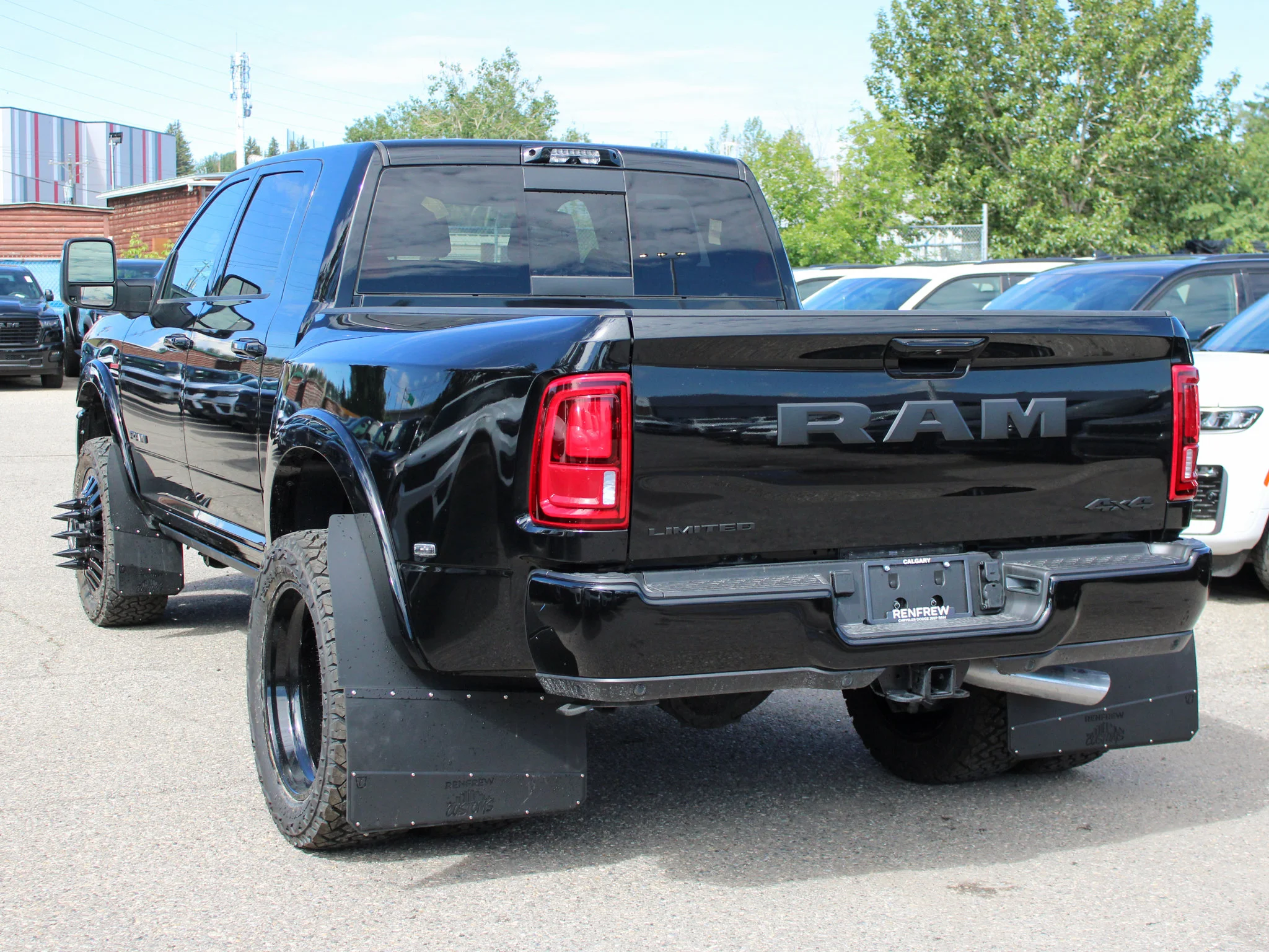 New 2026 Black RAM Limited* Mega Cab, 2 Inch Lift, 22 Inch American Force Wheels image 5