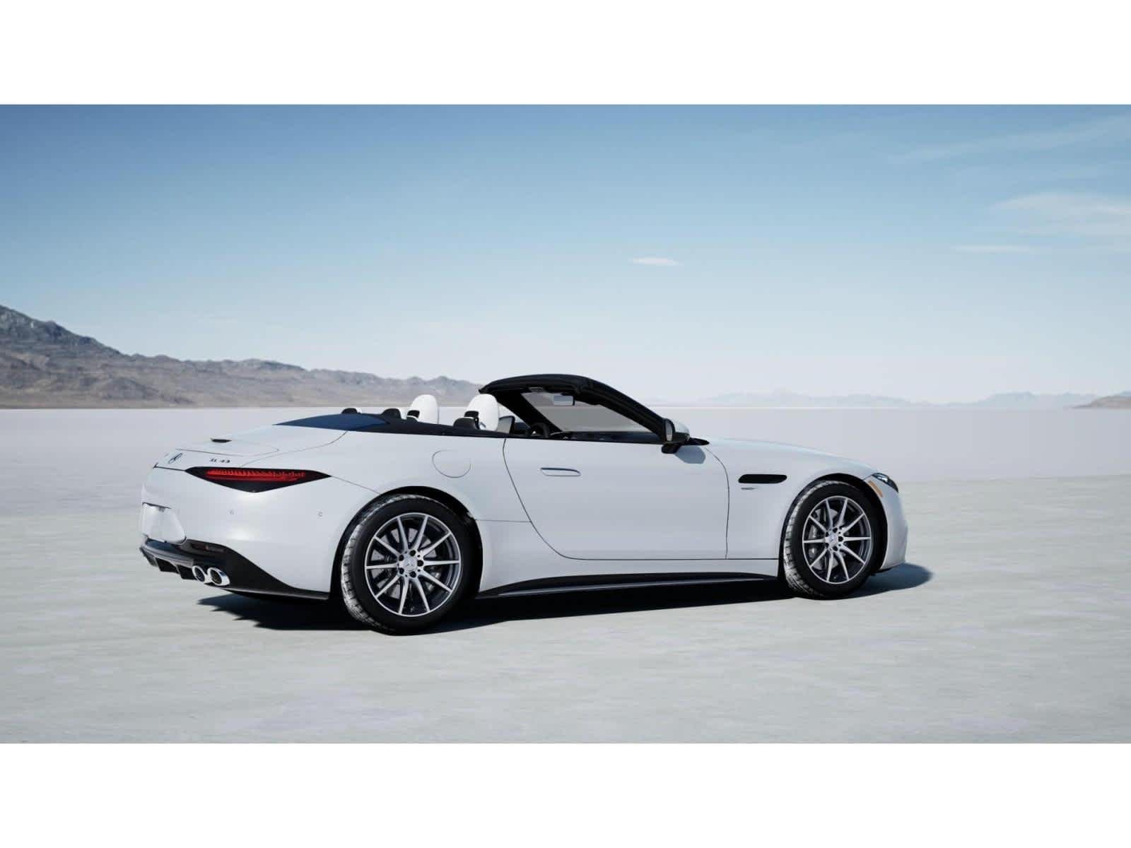 New 2027 MANUFAKTUR Moonlight White Metallic Mercedes-Benz AMG® SL 43 Roadster image 18