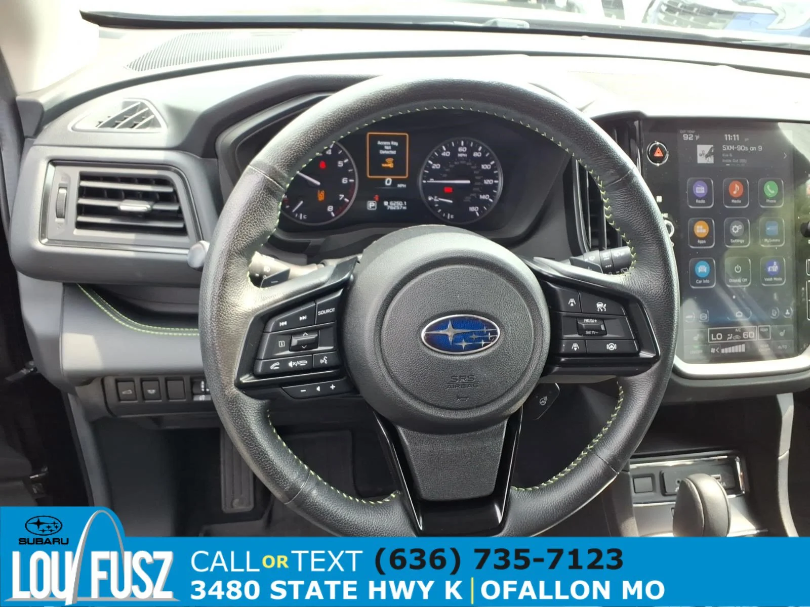 Used 2024 Crystal Black Silica Subaru Onyx Edition image 7