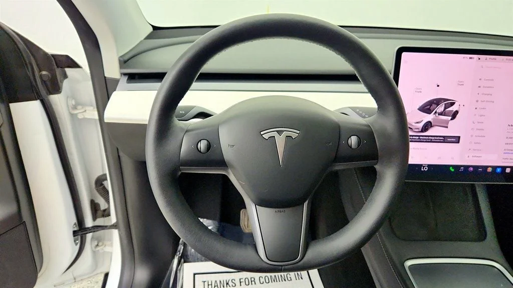 Used 2021 Pearl White Multi-Coat Tesla Long Range AWD w/ Acceleration Boost image 13