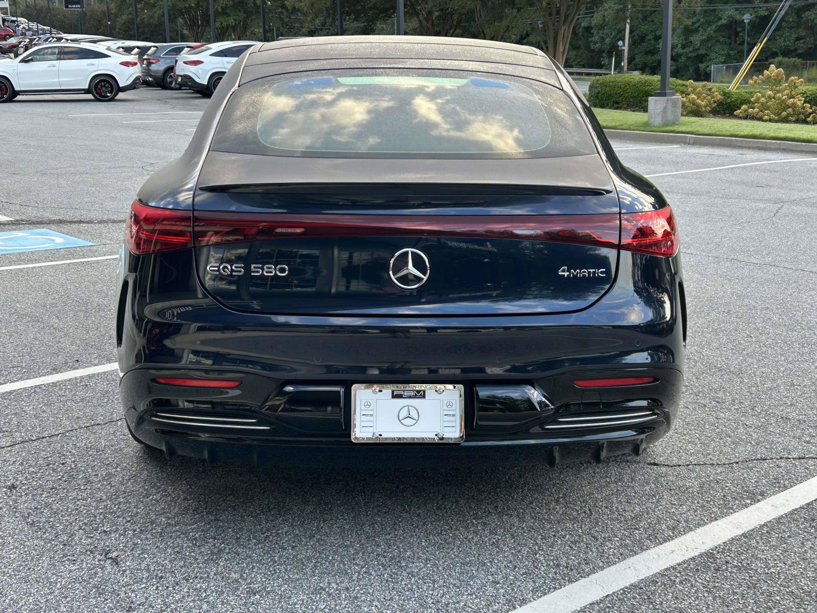 Certified Used 2023 Nautical Blue Metallic Mercedes-Benz EQS 580 4MATIC® Sedan image 7