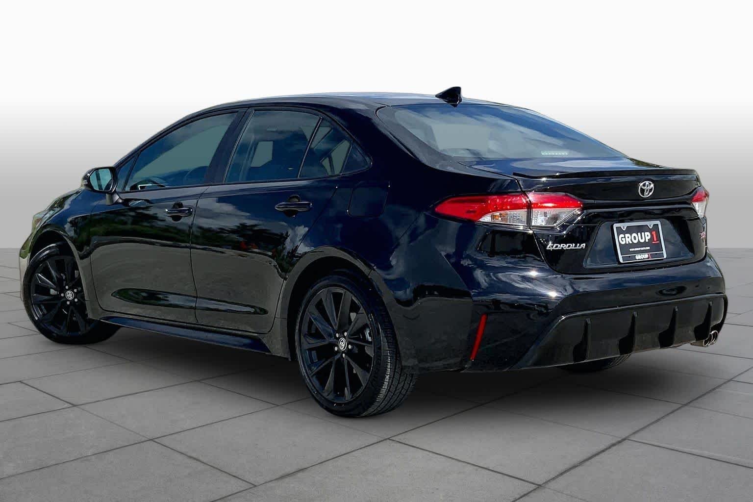 Used 2025 Midnight Black Metallic Toyota SE image 12