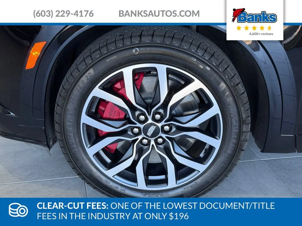 Certified Used 2025 Stellar Black Metallic Cadillac Sport image 4