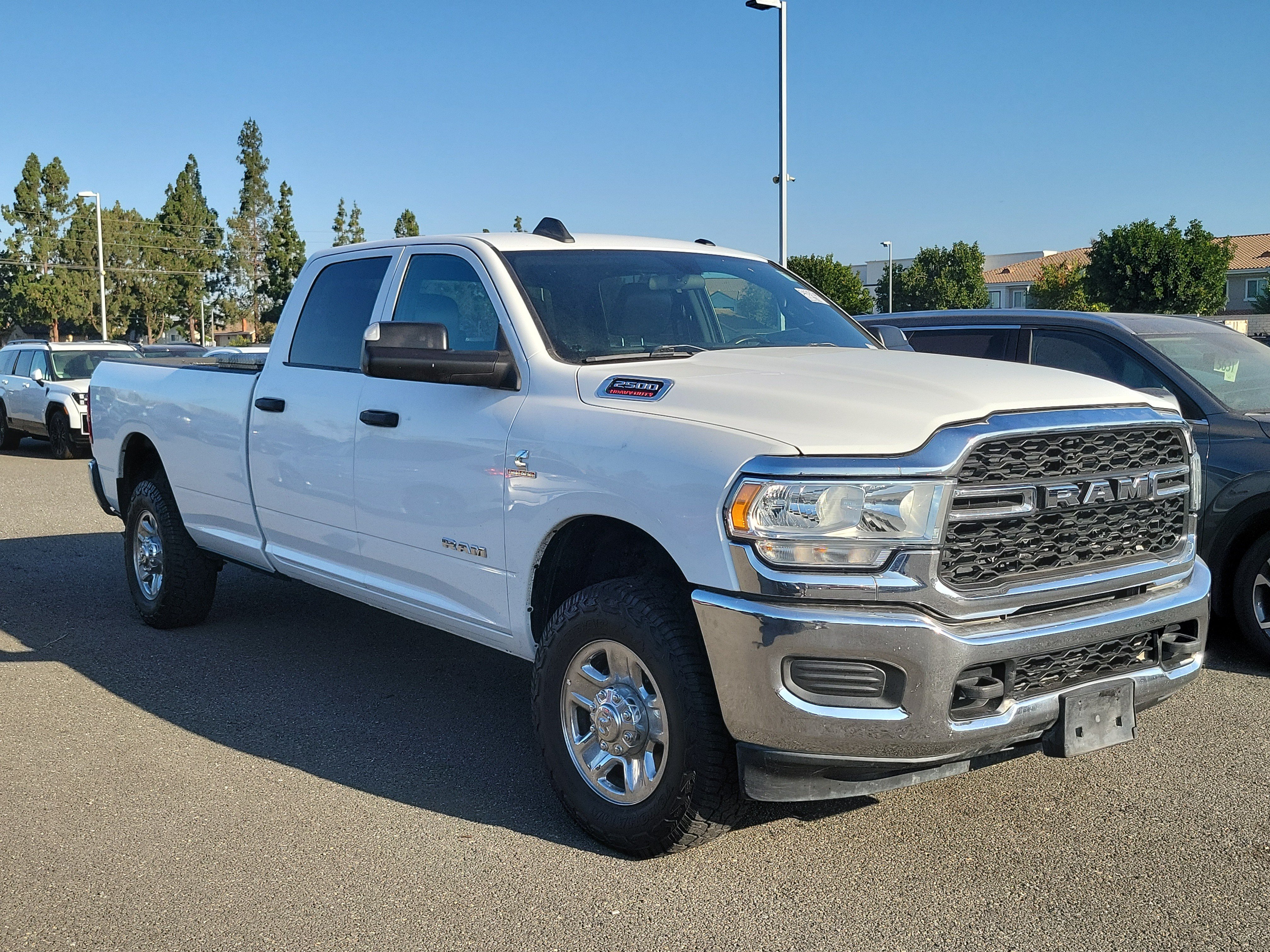 Used 2022 Bright White Clearcoat Ram Tradesman image 3