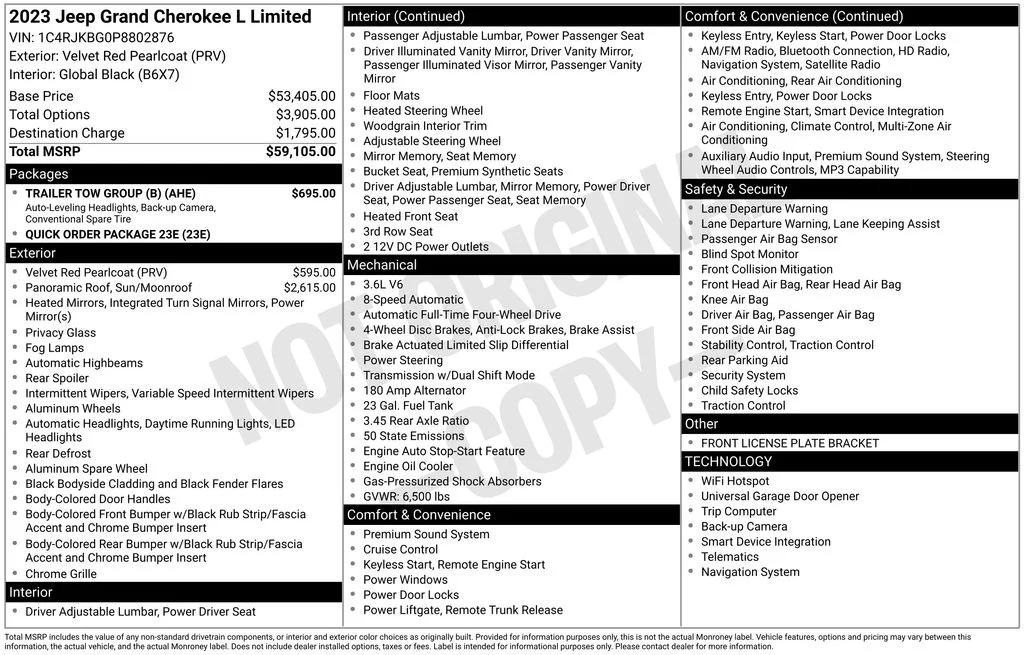 Used 2023 Red Jeep Limited image 29
