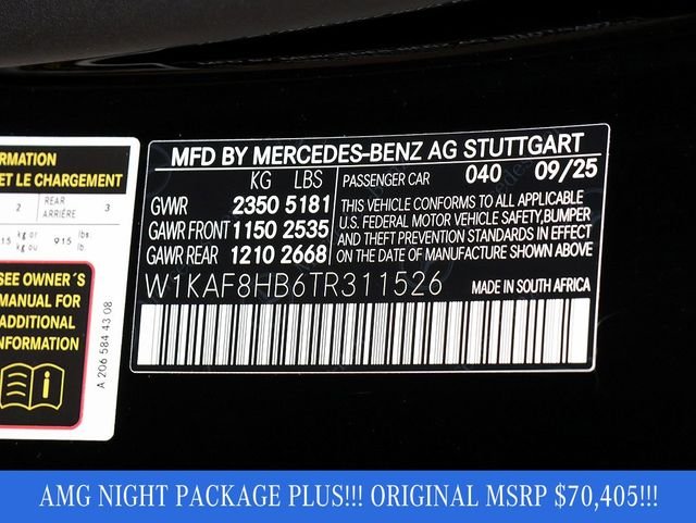 Certified Used 2026 Black Mercedes-Benz C 43 AMG® image 42