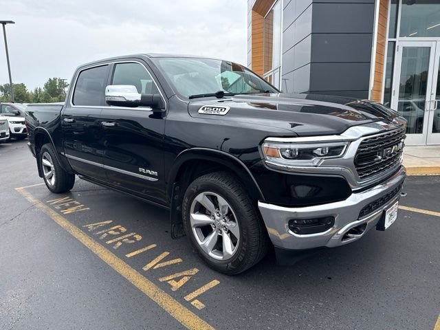 Used 2019 Diamond Black Crystal Pearlcoat Ram Limited image 2