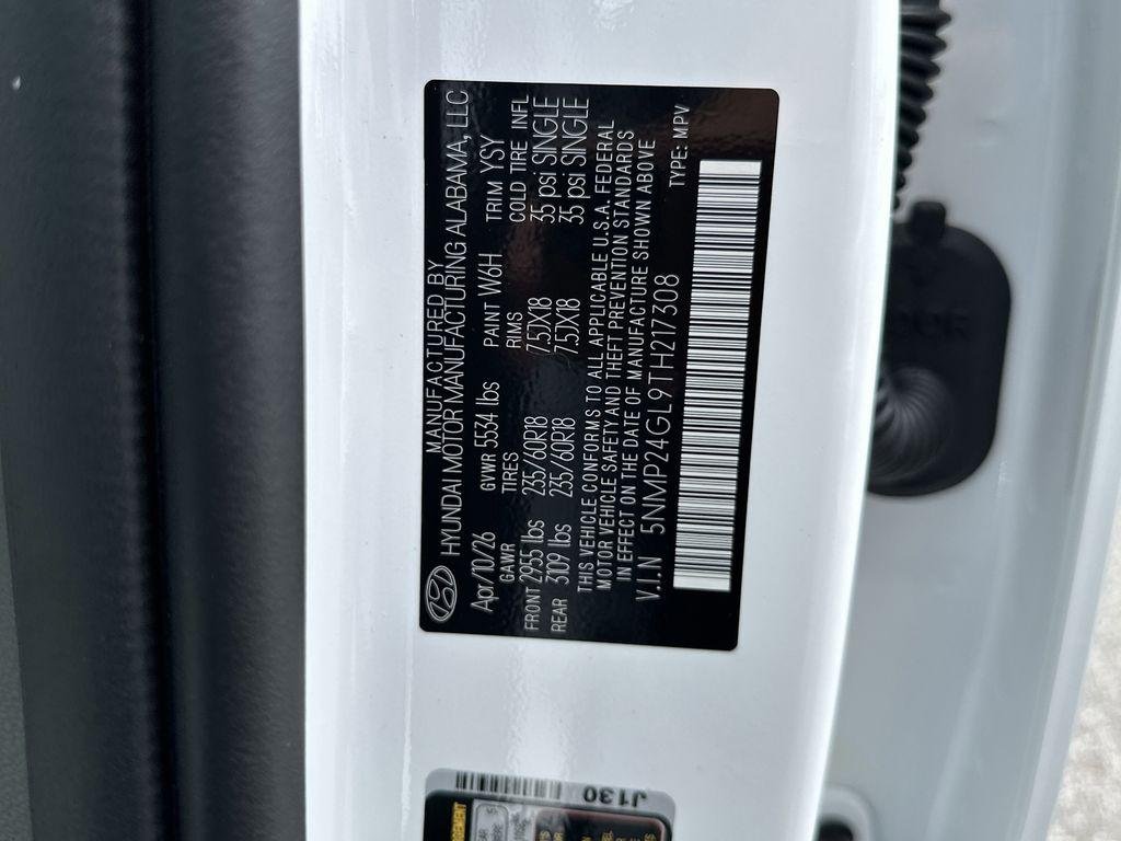 New 2026 Serenity White Hyundai SEL FWD image 28
