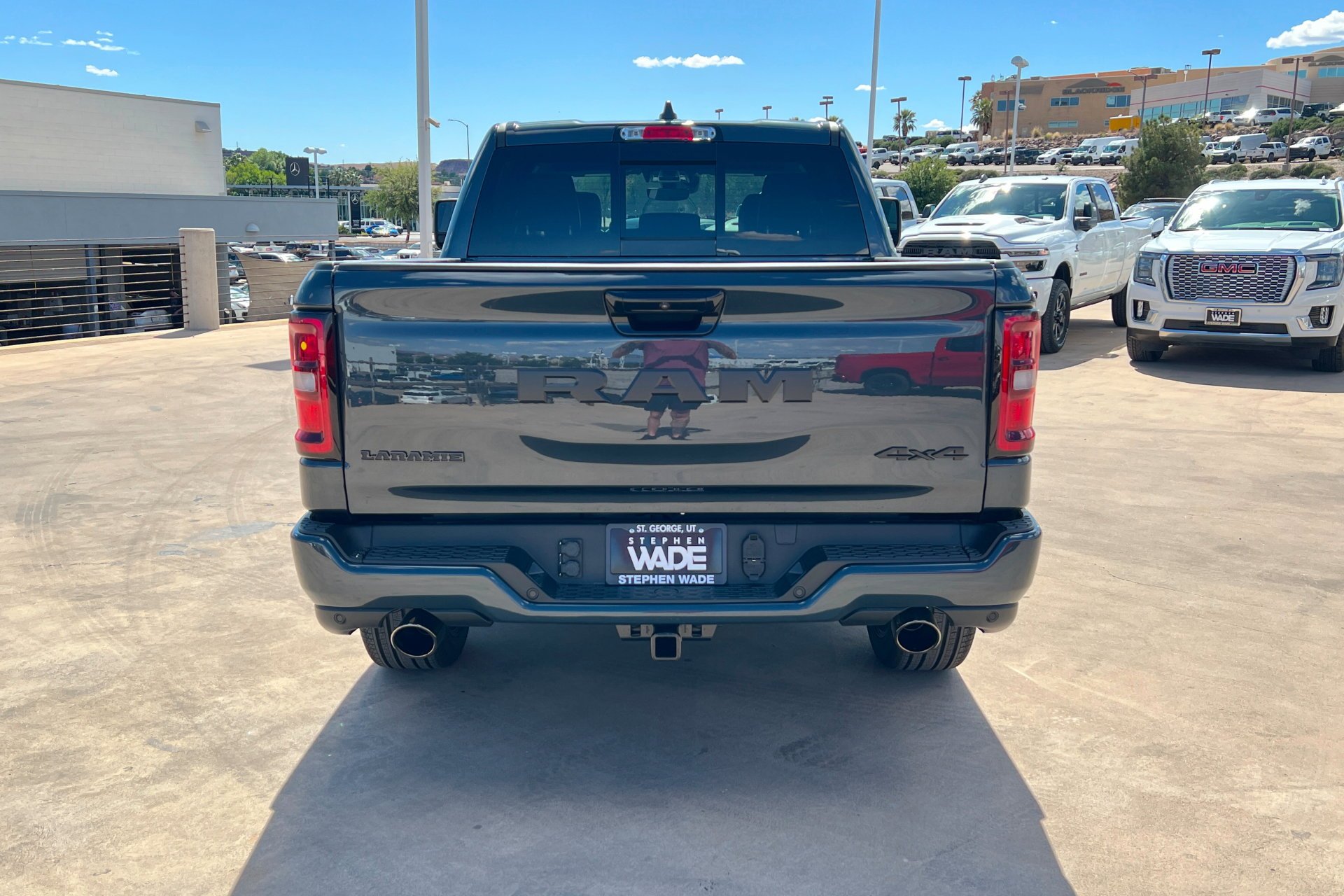 New 2026 Forged Blue Metallic Exterior Paint RAM Laramie image 5