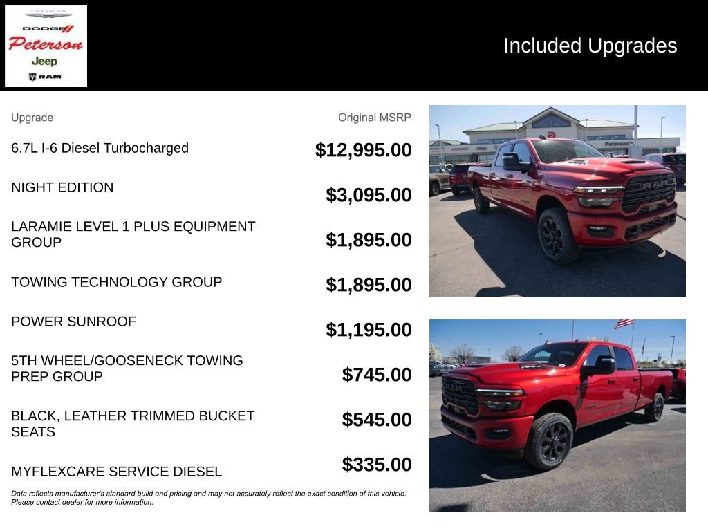 New 2026 Molten Red Pearl-Coat Exterior Paint RAM LARAMIE image 13