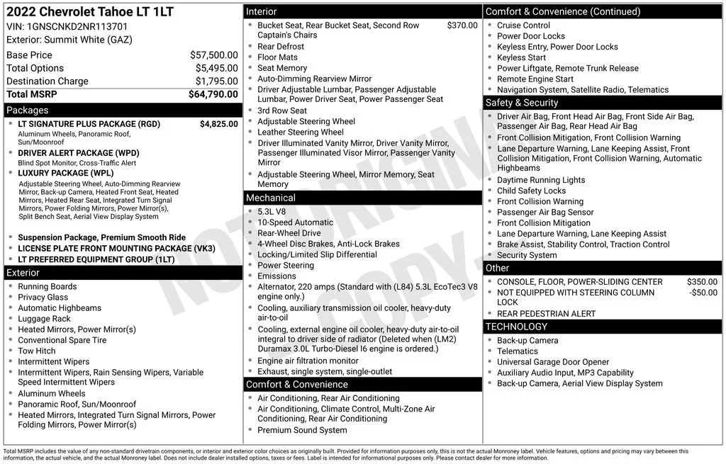 Used 2022 Summit White Chevrolet LT image 7