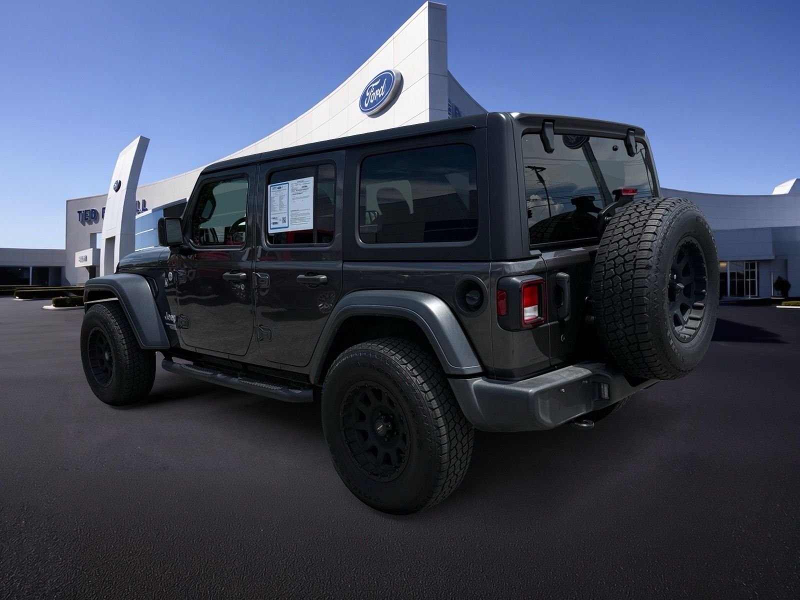 Used 2018 Crystal Metallic Jeep Unlimited Sport S image 4