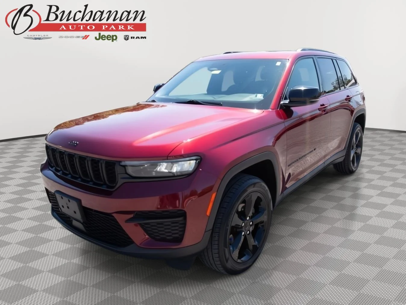 Used 2023 Velvet Red Pearlcoat Jeep Altitude image 1