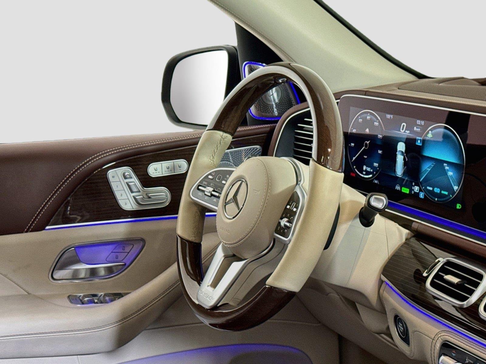 Used 2021 Obsidian Black Metallic Mercedes-Benz Maybach GLS 600 | One Owner | Executive Seating image 41
