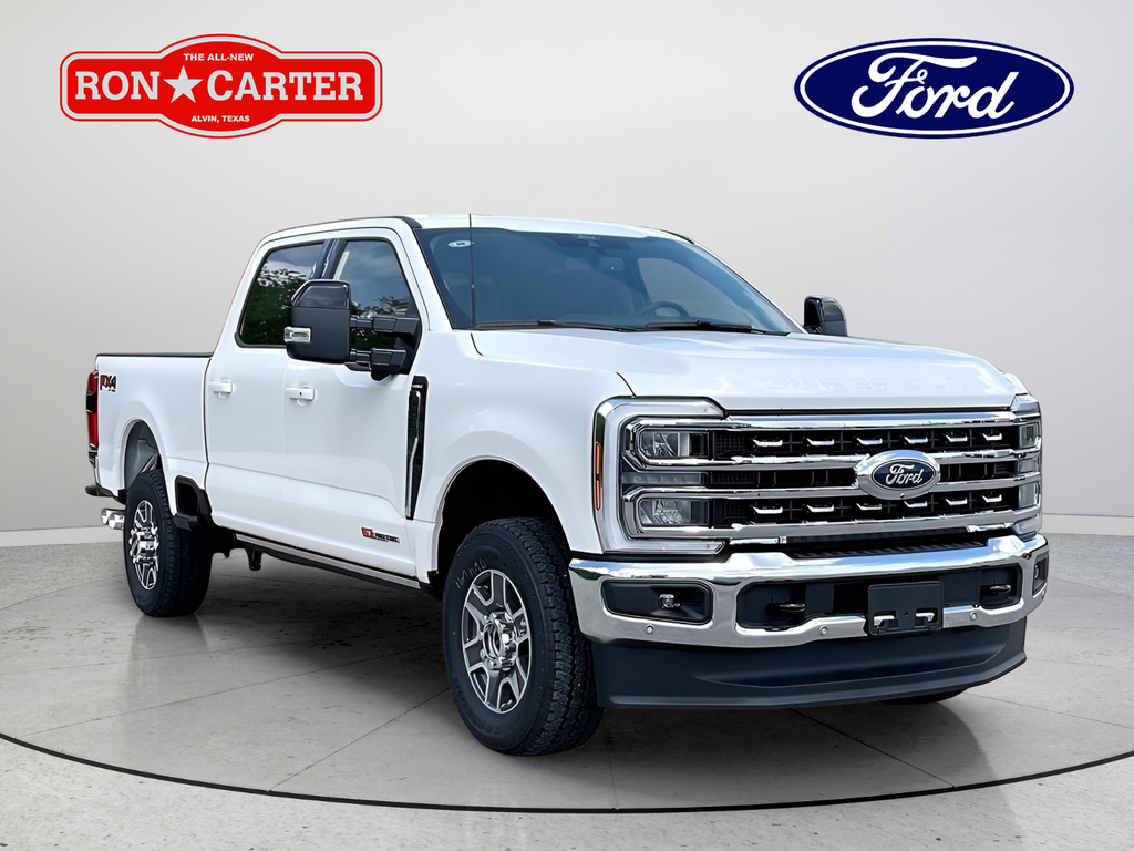 New 2026 Star White Metallic Tri-Coat Ford Lariat image 1