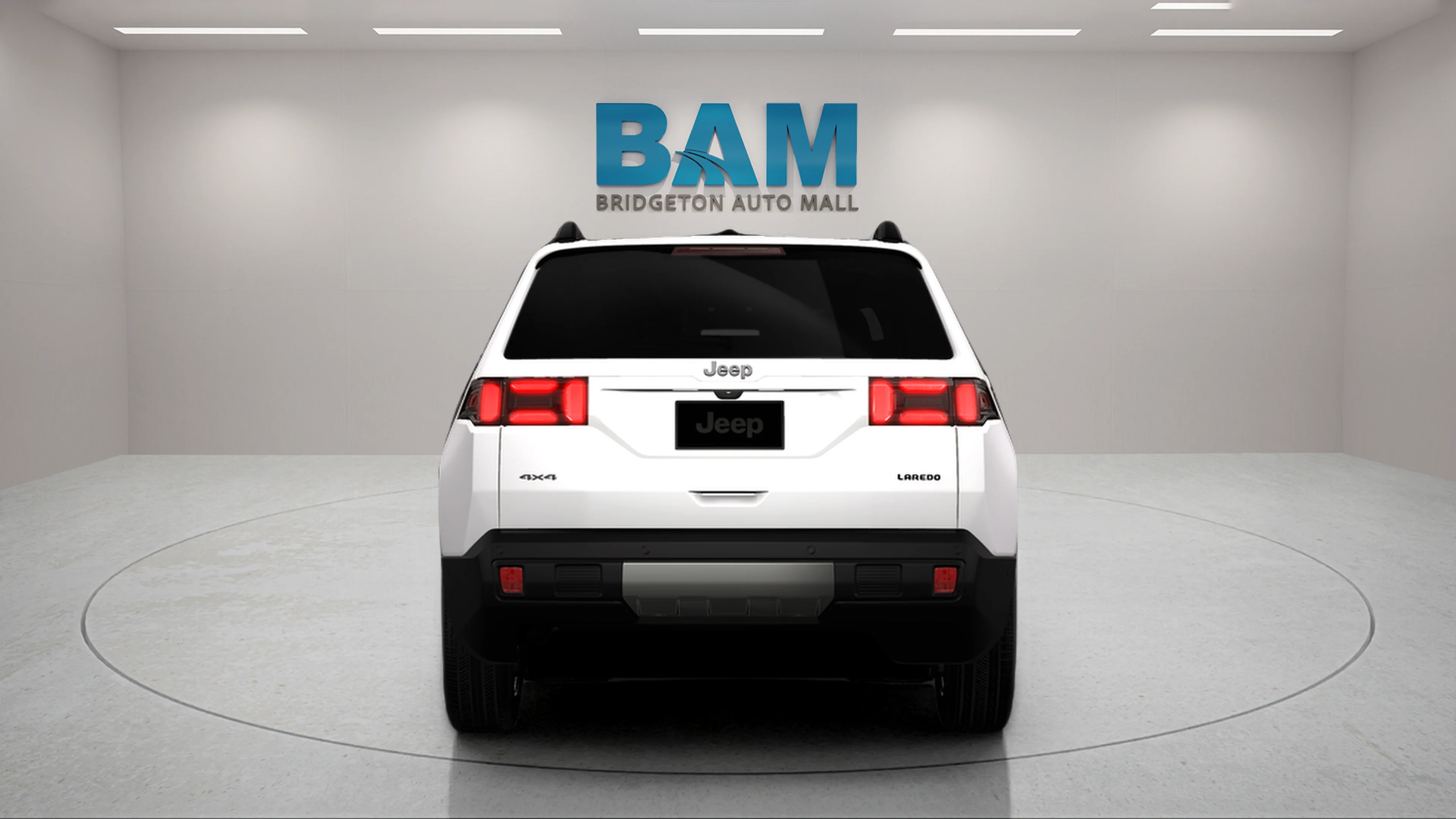 New 2026 Bright White Clear-Coat Exterior Paint Jeep Laredo image 8