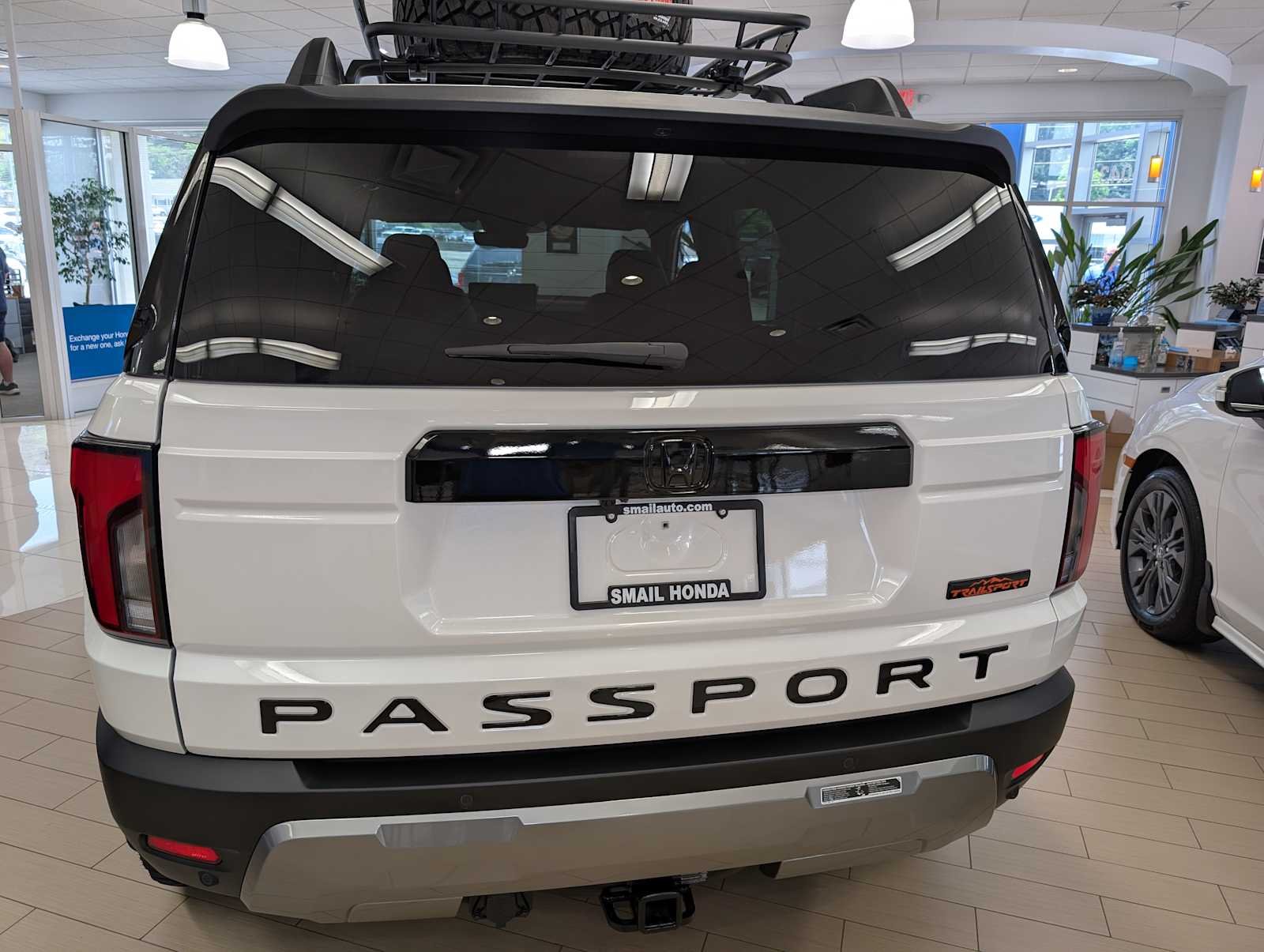 New 2026 Platinum White Pearl Honda TrailSport Elite Blackout image 8