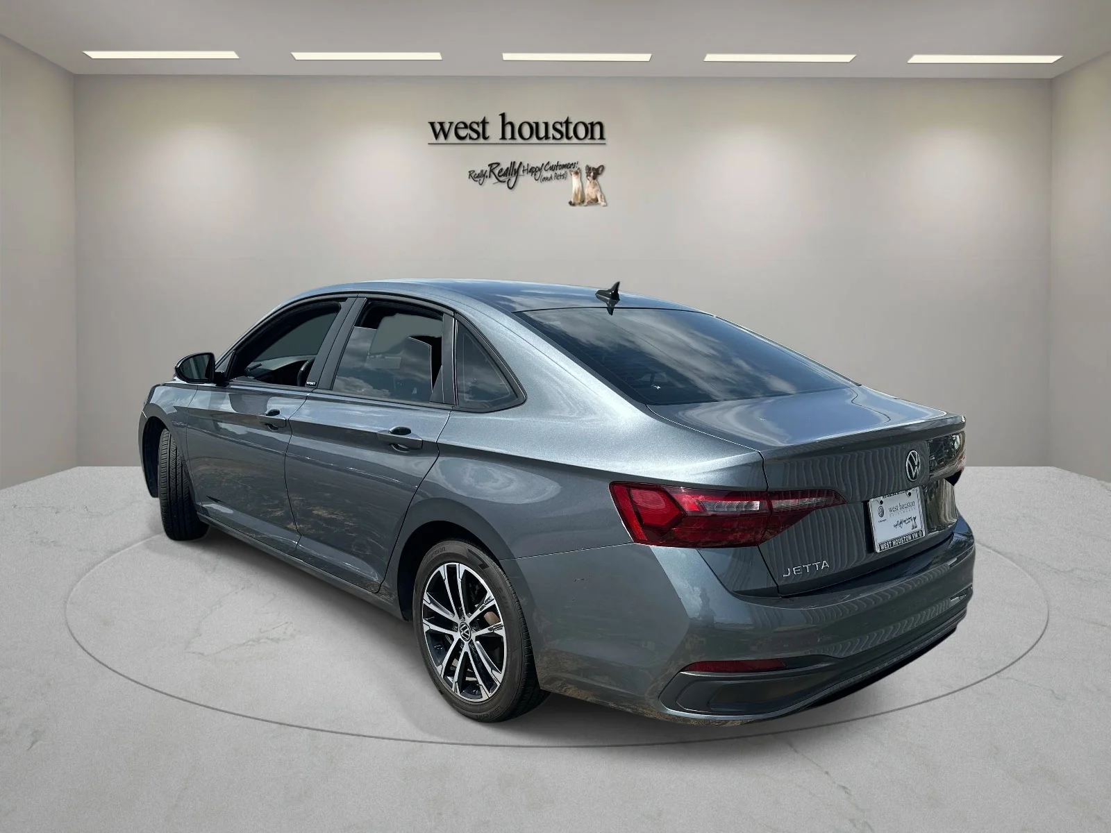 Used 2024 Platinum Gray Metallic Volkswagen Sport Auto image 7