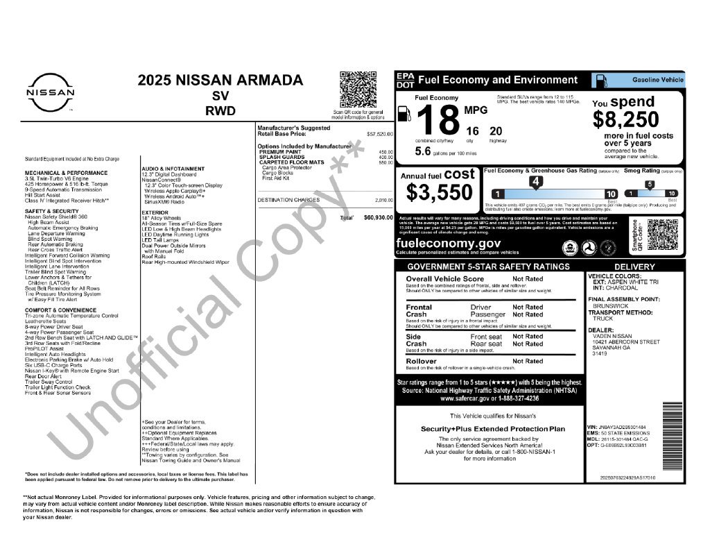 Used 2025 White Nissan SV image 22