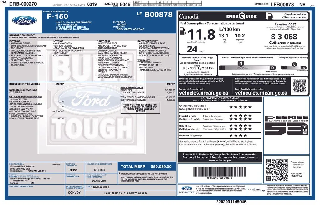 Certified Used 2020  Ford XLT image 5