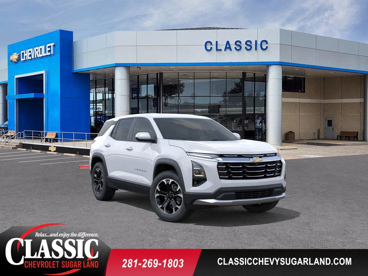 2026 Chevrolet Equinox LT White at Classic Elite Chevrolet Hwy 6
