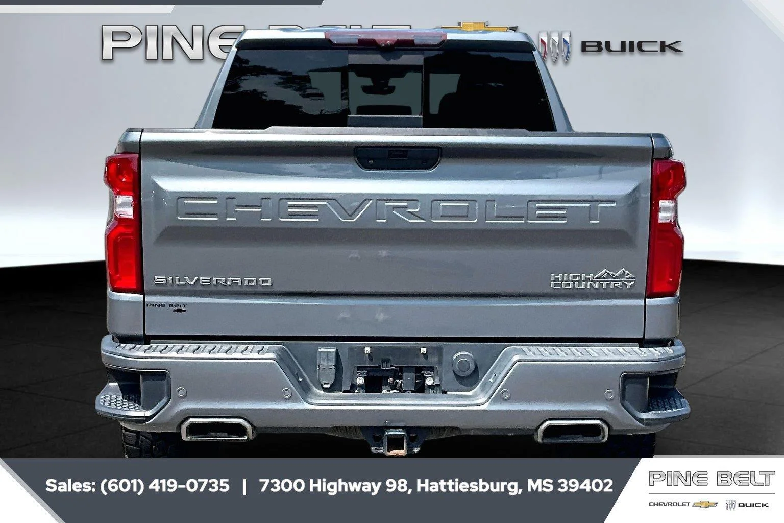 Used 2020 SATIN STEEL METALLIC Chevrolet High Country image 4
