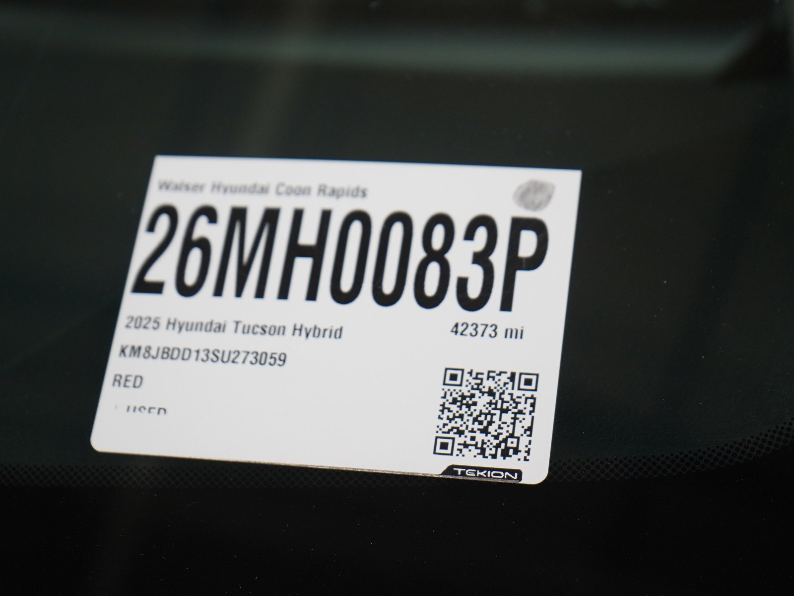 Used 2025 Ultimate Red Hyundai Blue AWD image 33