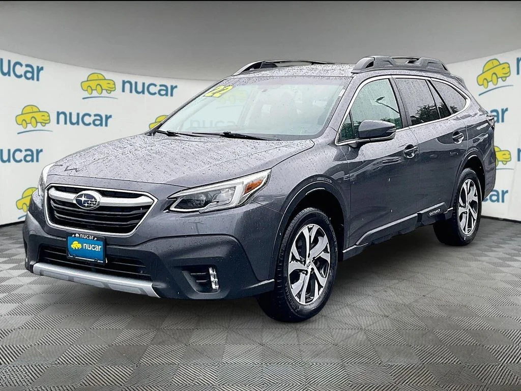 Used 2022 Magnetite Gray Metallic Subaru Limited image 3