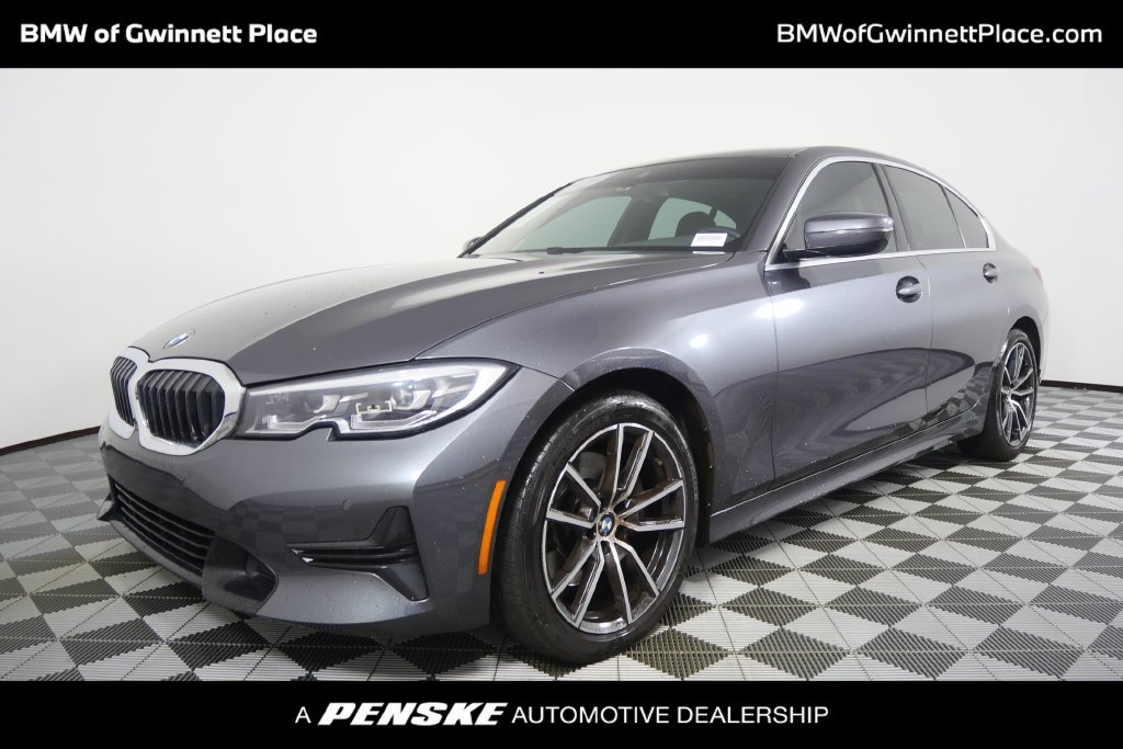 Used 2021 Mineral Grey Metallic BMW 330i image 1