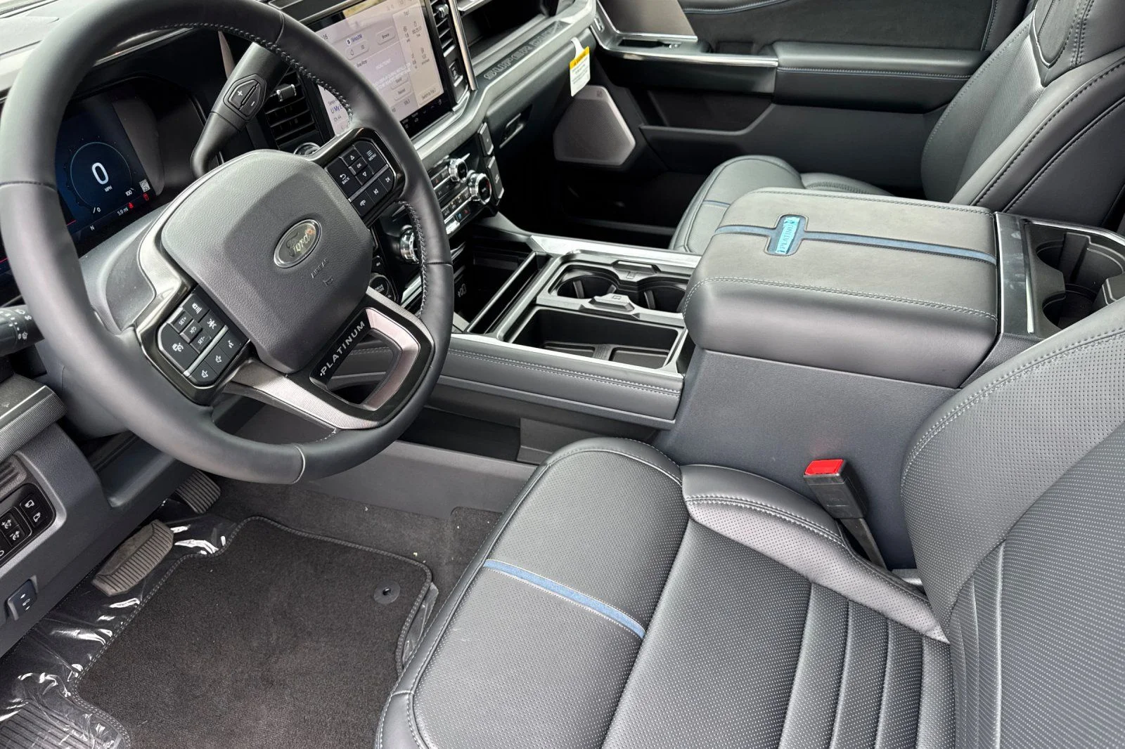 New 2026 Glacier Gray Metallic Tri-Coat Ford F-350® Platinum® image 12