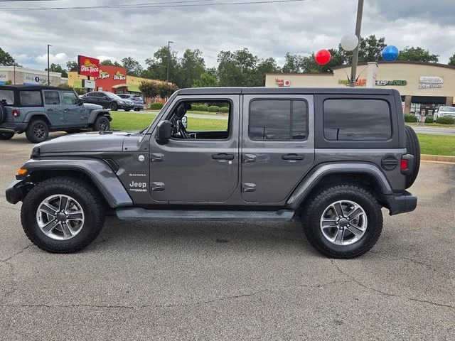 Used 2021 Gray Jeep Unlimited Sahara image 4