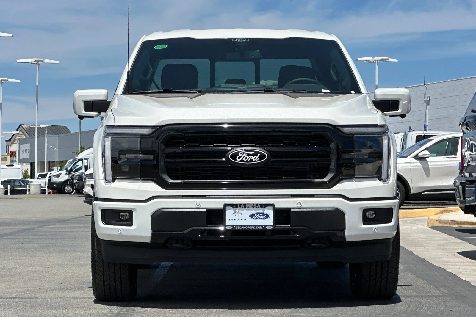 New 2026 Star White Metallic Tri-Coat Ford Lariat® image 8