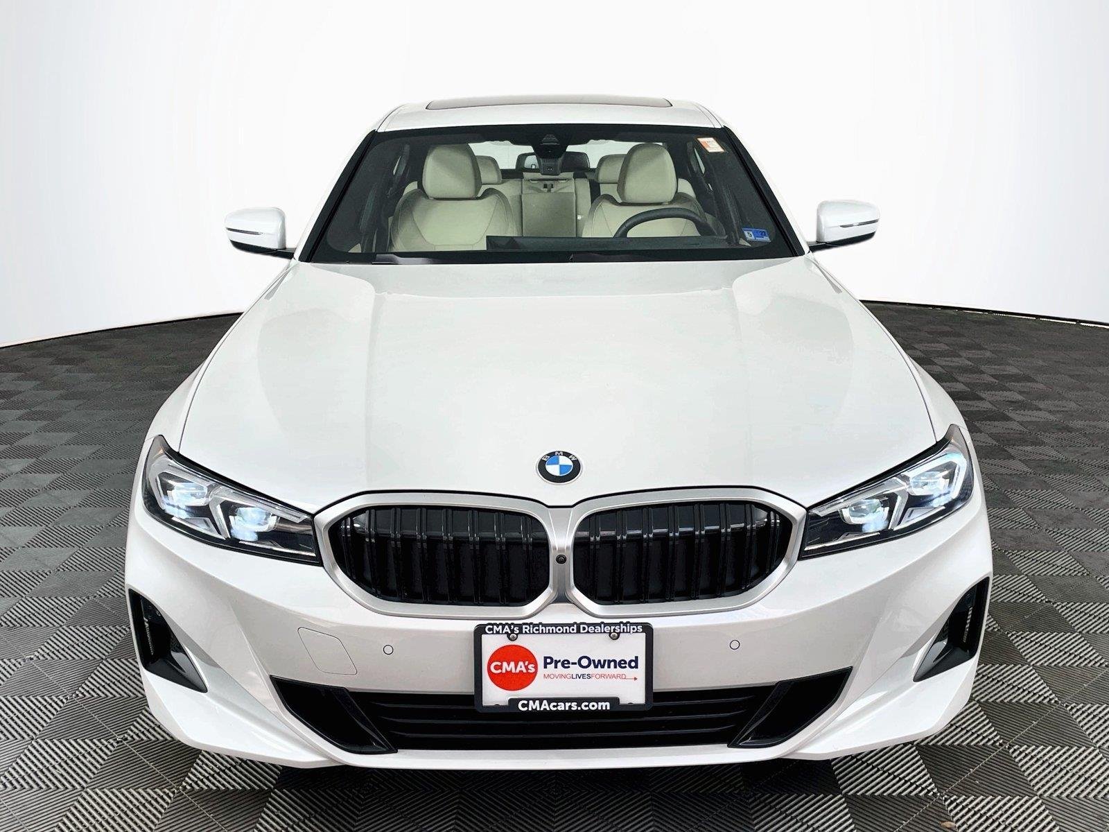 Used 2025 Mineral White Metallic BMW 330i xDrive image 2