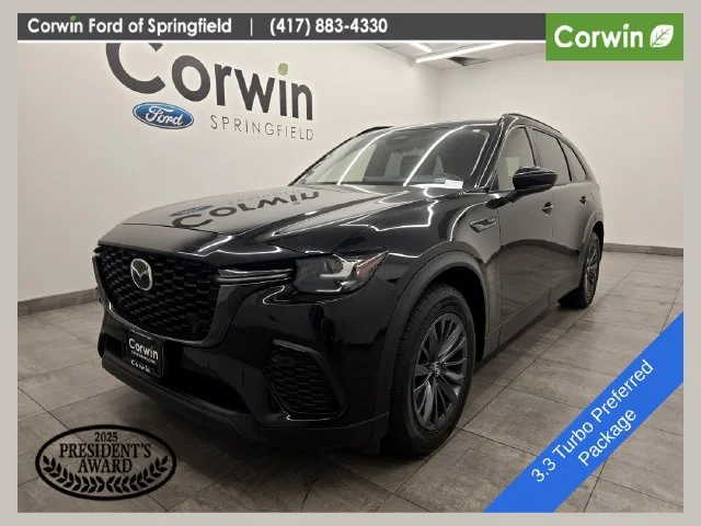 Used 2025 Jet Black Mica Mazda 3.3 Turbo Preferred image 1