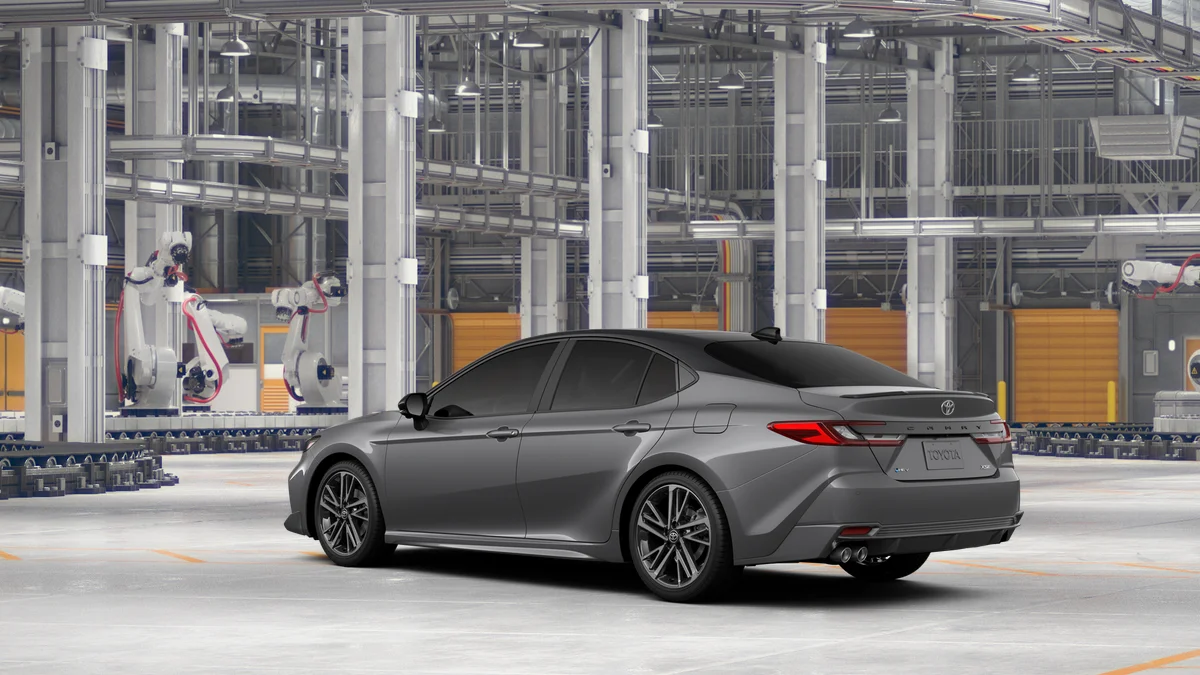 New 2026 Heavy Metal with Midnight Black Metallic roof Toyota XSE image 6