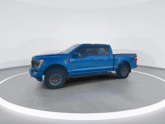 Used 2021 Blue Ford Lariat image 3