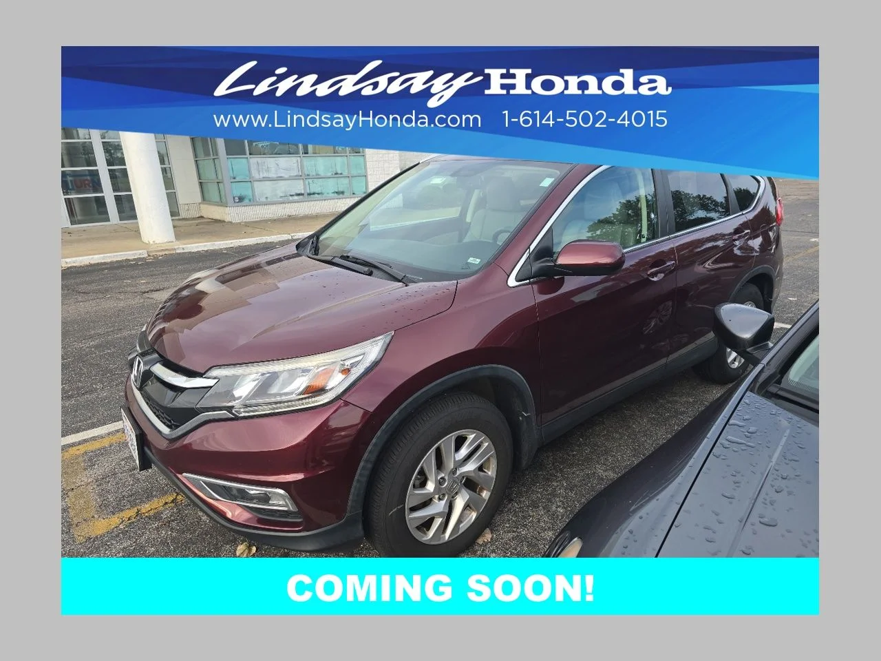 Used 2016 Basque Red Pearl II Honda EX-L image 1