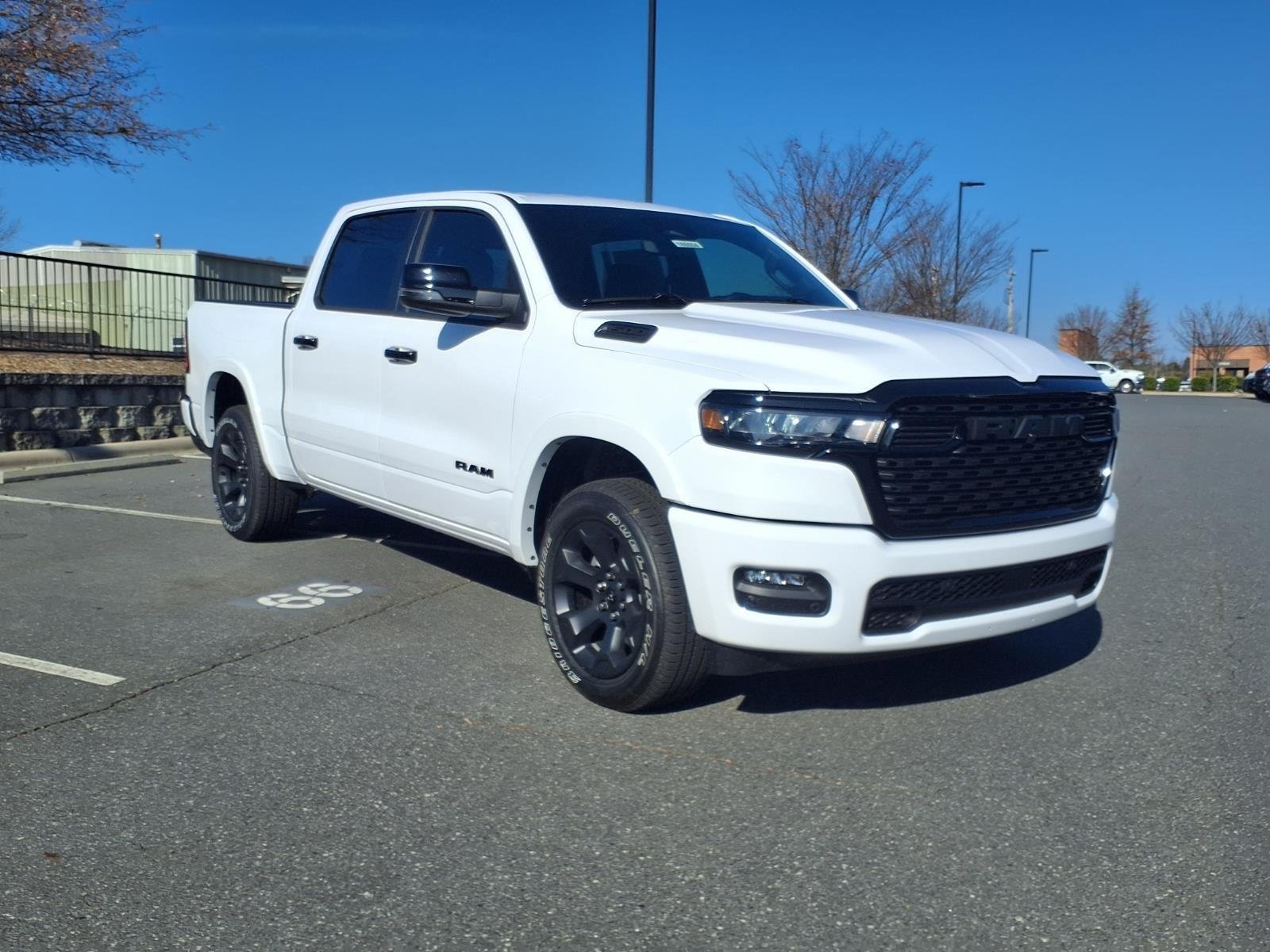 New 2026 Bright White Clear-Coat Exterior Paint RAM Big Horn image 3