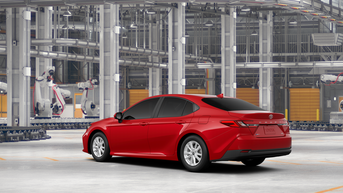 New 2026 Supersonic Red Toyota LE image 6