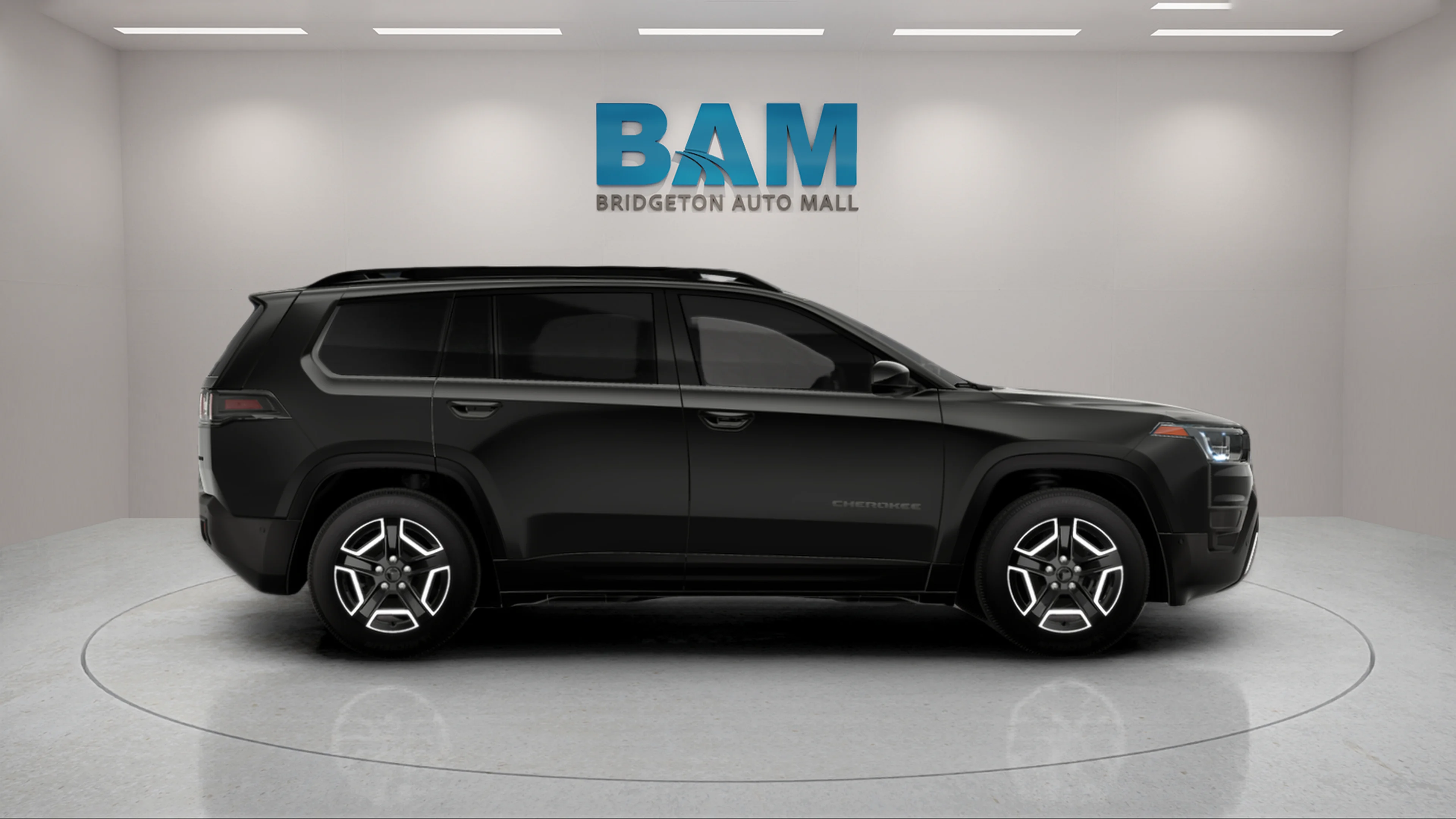 New 2026 Diamond Black Crystal Pearlcoat Jeep Laredo image 3