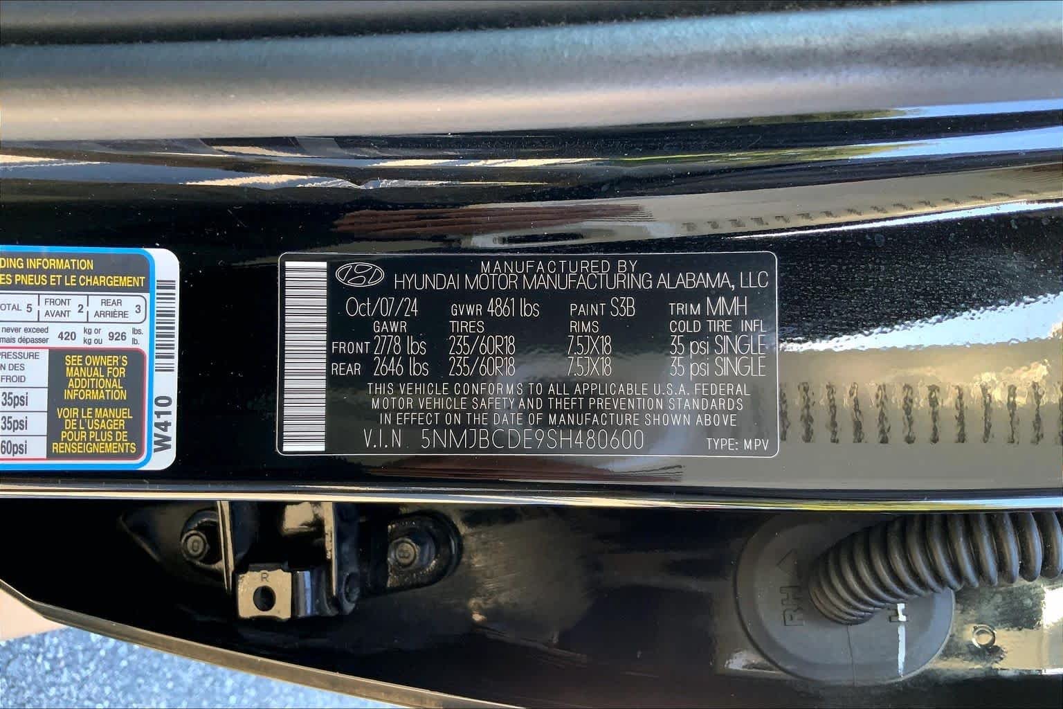 Used 2025 Phantom Black Hyundai SEL image 28