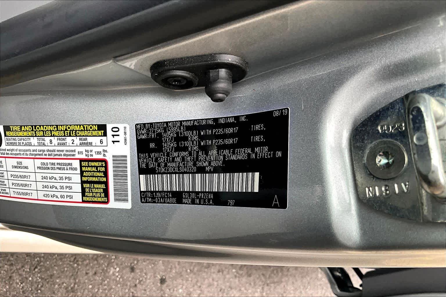 Used 2020 Celestial Silver Metallic Toyota LE image 34