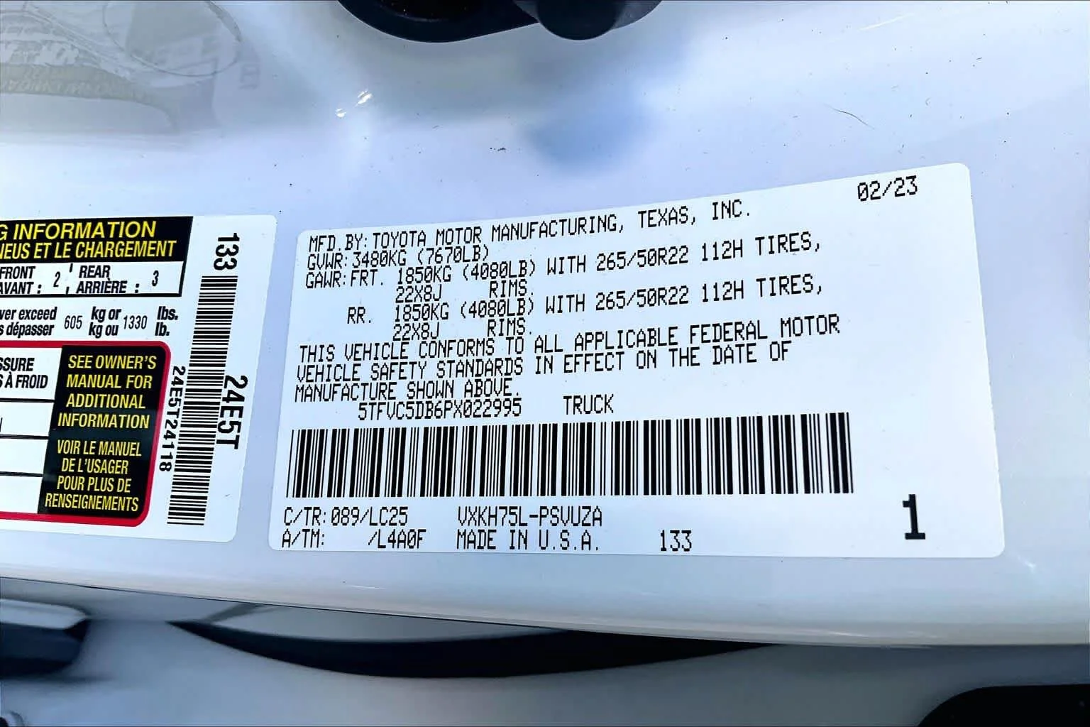 Certified Used 2023 Wind Chill Pearl Toyota Capstone Hybrid image 34